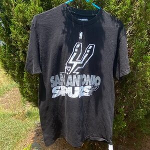 NBA Exclusive Collection San Antonio Spurs Black Graphic T Shirt Men’s Sz Large